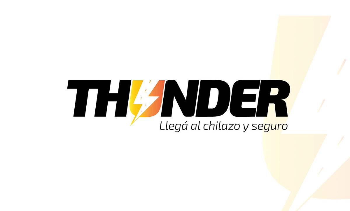 Identidad visual desarrollada para Thunder Taxi