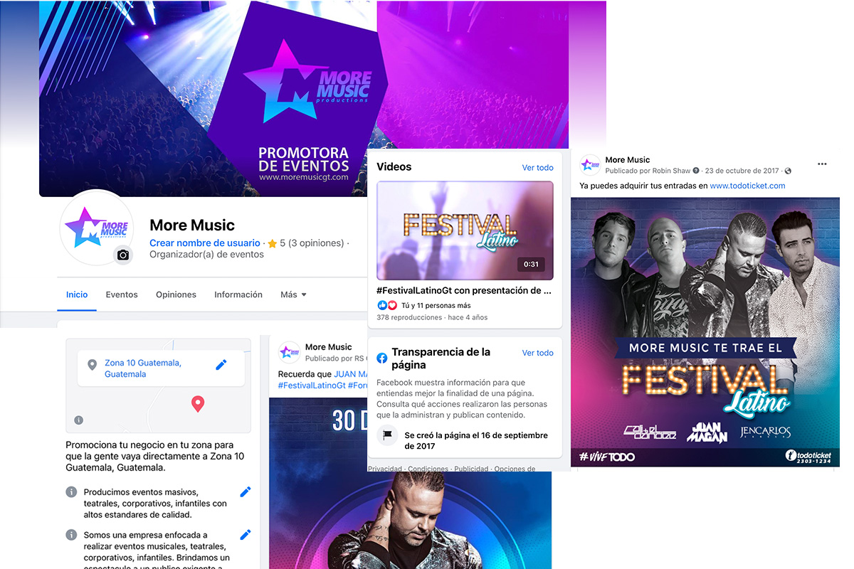 Campaña digital y contenido para More Music
